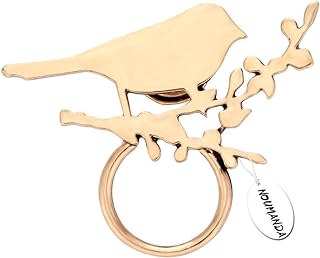 Magnetic Clasp Bird and Branches Design Glasses Brooch - Zinc Alloy Pin for Eyewear Protection - Unique Gift for Women