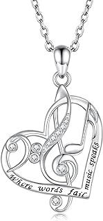 S925 Sterling Silver Music Note Stud Earrings & Jewelry Set with Cubic Zirconia for Music Lovers. Asymmetrical Design Women's Gift