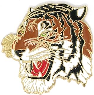 PinMart Gold and Colored Mascot Letterman's Jacket Lapel Pin