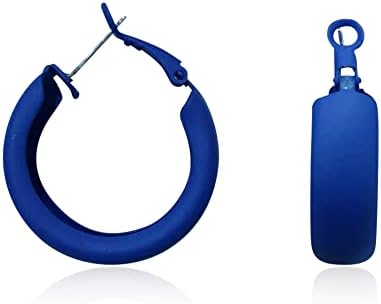 Retro Fashion Exaggerated Geometric Large Round Pink Hoop Earrings Candy Color Earrings for Woman Girls Party Jewelry