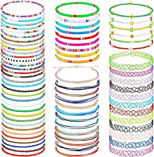 Beaded Ankle Bracelet for Women and Teens, Handcrafted with Bead Chain and Robust Rubber, Brass Detailing - Waterproof, Adjustable, and Fade-resistant