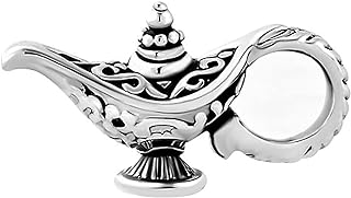 MiiFort Magic Lamp Charm Compatible with Pandora Bracelets Power Wish Hope Genie Aladdin Magical Oil Lamp Charm for Women Daughter Girls