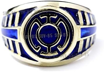 New Original BRASS Flat Blue Lantern Ring BRASS Ring Best Seller Flat Blue Lantern Ring SZ 6-15 US