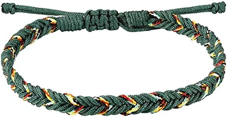 JENDEAR SHINE Braided Rope Bracelet for Women Girls, Handmade Rope Jewelry Adjustable, Birthday Friendship Couple Gift