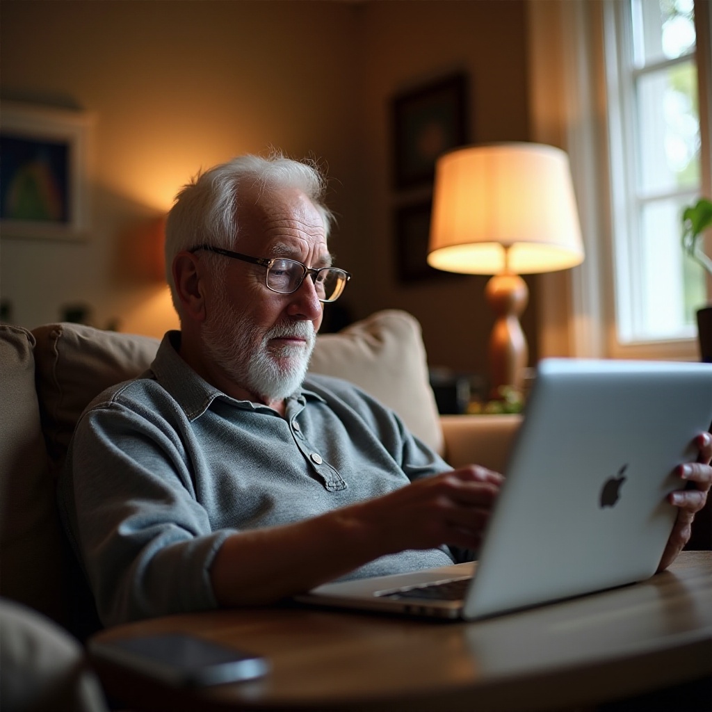 tablette ou ordinateur portable pour senior