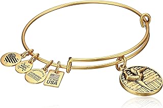 Alex and Ani Team USA Gymnastics Expandable Bangle Bracelet