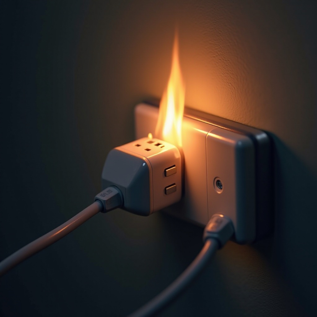 Guía de Seguridad: Incendios Cargador Móvil