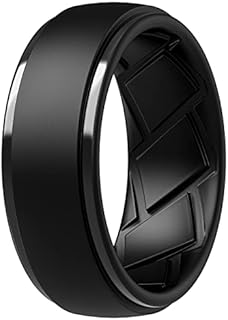 2.5mm Durable Silicone Wedding Ring for Men, Ideal for Active Lifestyle & Manual Work - Comfortable & Safe Design