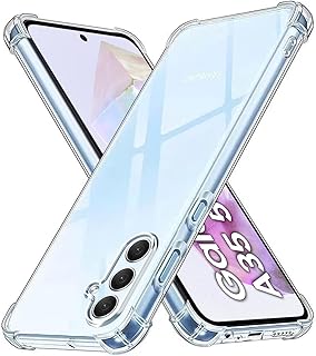 Totill Funda Protectora Antigolpes para Samsung Galaxy A35, con Esquinas Cojín, Suave Silicona Transparente, Compatible con Soporte para Bicicleta, Ideal para Protección Diaria