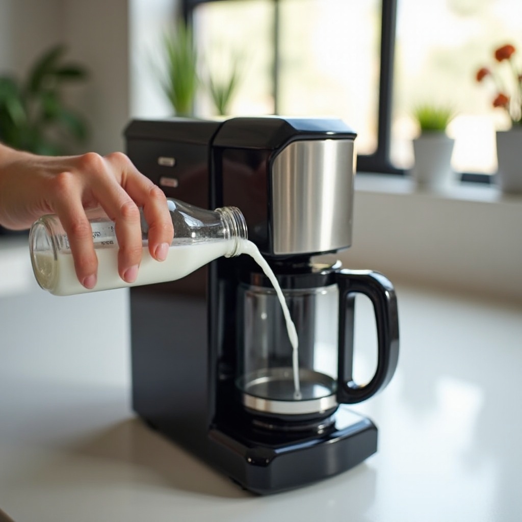 how to clean your coffee machine with vinegar