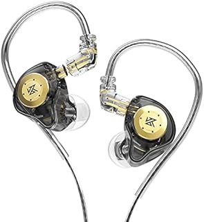 CCA KZ EDX Pro In-Ear-Monitor-Kopfhörer mit HiFi-Stereo-Sound und passiver Geräuschunterdrückung, robustes Kabel. Perfekt für Musikliebhaber und unterwegs