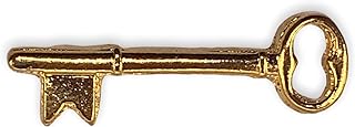 StockPins Skeleton Key Lapel Pin - Gold Vintage Antique Pin, Exclusive Membership Pins, Small Aesthetic Pins for Backpacks, Costume Jewelry Pins, Skeleton Key Pin