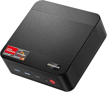 BOSGAME P3 Lite Mini-PC für Business und Gaming, AMD Ryzen 7 6800H bis zu 4.7 GHz, 24 GB DDR5 RAM, 1 TB SSD, Windows 11 Pro, Triple 4K Display, WiFi 6E und BT 5.2