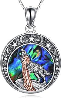 LUHE Sterling Silver Dragon Pendant Necklace with Box Chain, Highly Polished Gem, Gift for Women and Teen Girls, Unique Girl and Animal Design