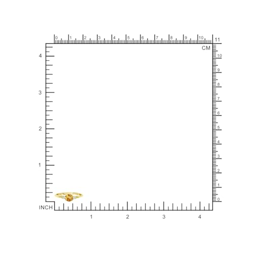 Silvershake Petite Design Round Shape Gemstone Birthstone White Gold Plated or Yellow Gold Plated 925 Sterling Silver Solitaire Promise or Engagement Ring Jewelry for Women or Teens