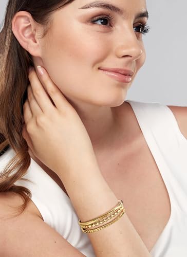 Dainty Gold Chain Bracelet for Women 14k Gold Plated Stacking Bracelet Adjustable Slider Bracelet Gold Ball Bracelets