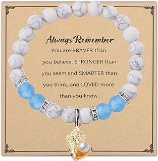 WSNANG Conch Shell Pendant Bracelet Seashell Conch Jewelry Beach Lover Gift Beach Jewelry Hawaiian Ocean Themed Gifts