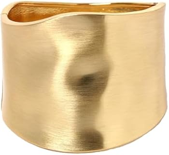 1-3PCS Gold Cuff Bracelets for Women Wide Gold Bangle Bracelet Trendy Chunky Cuff Bangle Bracelets Irregular Statement Wrist Cuff Wrap Bracelet Jewelry