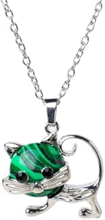 1PCS Crystal Polishing Stone Healing Crystal Pendant Hand-made Cat Necklace Chakra Crystal Gemstone Energy Therapy Unisex Pendant Gift