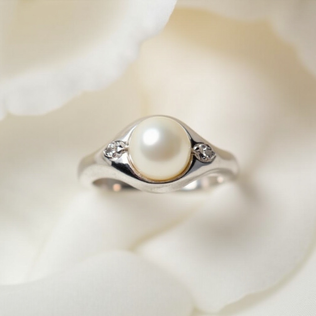Weißgold mit Perle: Elegante Ringe entdecken