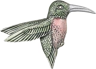 Danforth - Hummingbird Brooch Pin – Handcrafted Pewter Bird Brooch Pins For Women – 2” Wide - Made In USA