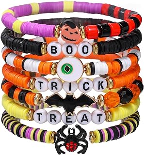 Bracelets Sets Surfer Heishi Clay Bead Bracelets for Women Bohemian Stackable Evil Eye Vinyl Disc Beaded Stretch Bracelets Elastic Layering Friendship Bracelets Boho Jewelry
