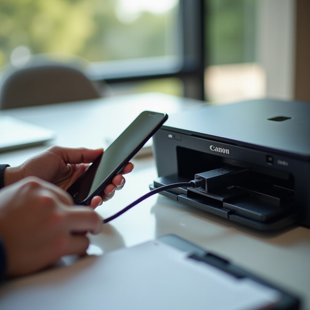 Canon Drucker mit Handy verbinden ohne WLAN – Einfache Anleitung