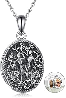 ONEFINITY Tree of Life Locket Necklace Sterling Silver Locket Necklace That Holds Pictures Tree of Life Locket Pendant for Women Wife Girlfriend