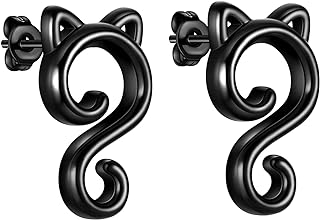 Adjustable Black Cat Ring with Cubic Zirconia - Hypoallergenic Metal in 18K Gold/Silver/Black Gun Plating - Perfect Gift for Women of All Ages - Whimsical Animal Design