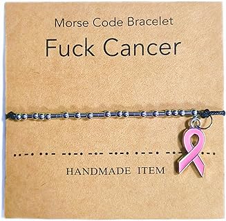 Dainty Beads Never Give Up Morse Code Bracelet Jewelry for Her Sterling Silver Beads on Silk Cord for Women Men Girls Boys