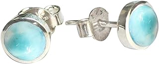 Push Back Sterling Silver 925 Green-Malachite 9MM Stud Earrings for Women - Elegant Wedding & Prom Jewelry