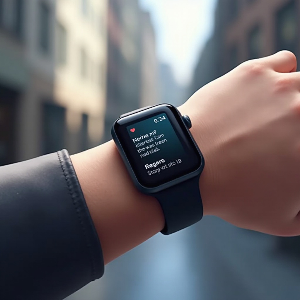 lire message sur montre connectée