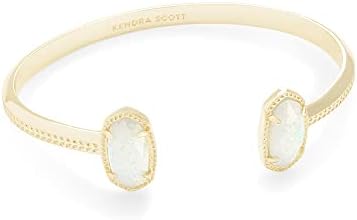 Kendra Scott Elton Bracelet in 14k Gold-Plated Brass, Fashion Jewelry for Women, White Opal