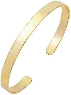 Gold Cuff Bracelet, Gold Cuff Bracelets for Women, Cuff Bracelet, 14K Gold Cuff Bracelets for Women Girls
