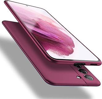 Funda X-level Suave de Silicona Vino Rojo para Samsung Galaxy S21 con Protección a Bordes, Anti-Arañazos y Resistente al Agua, Ideal para Uso Diario y Fotografía