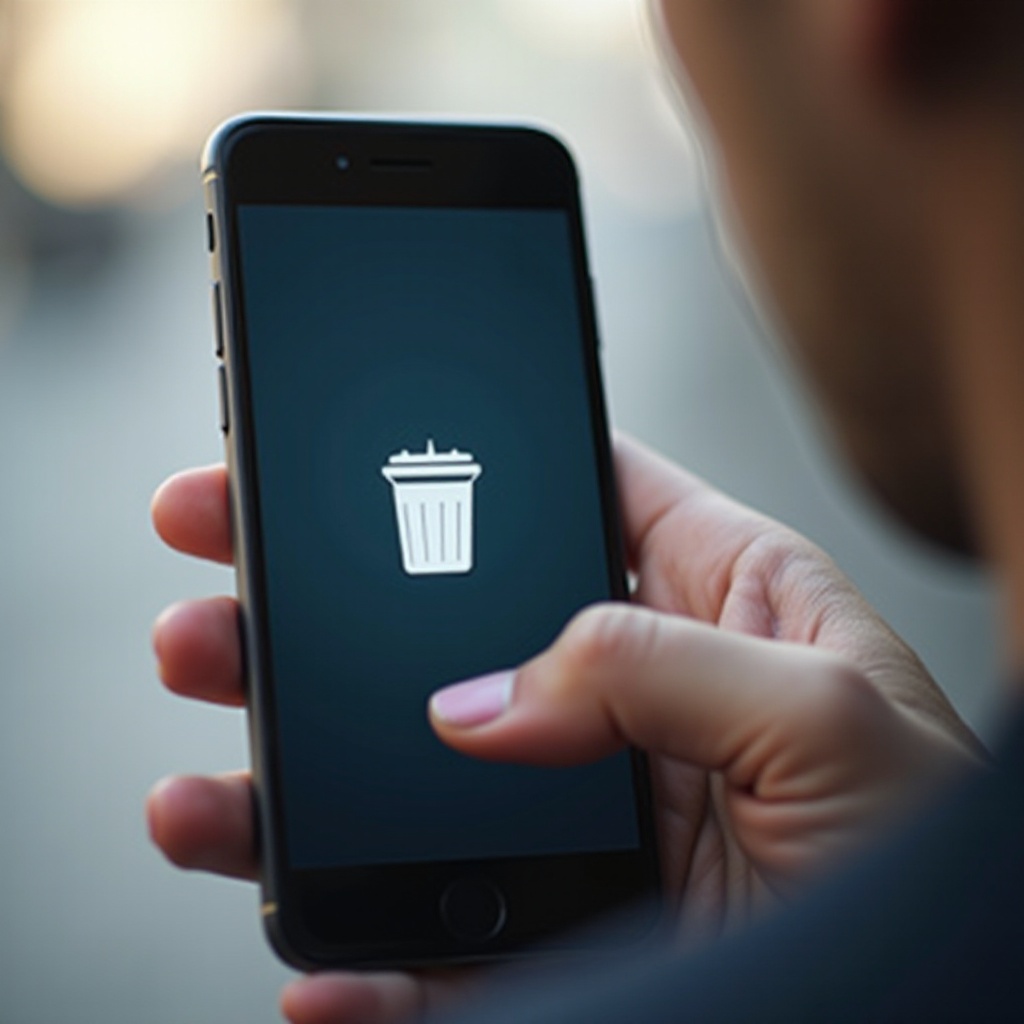 Wo ist der Papierkorb auf meinem Handy? Erklärung