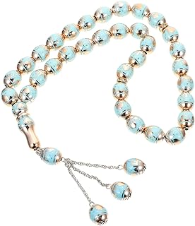 Resin Rosary Tasbih Muslim Bracelets 33 Prayer Beads Necklace Islamic Prayer Bead Meditation Rosary Jewelry Worship Arabic Accessories