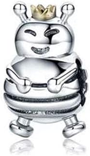 Unicorn Frog Honey Bee Charm Compatible with Pandora Bracelets Animal Lucky Cute Women Girls Birthday Christmas Family Daughter Granddaughter