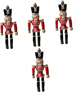 Lobster Claw Clasp Nutcracker Brooch, Stainless Steel, Perfect for Kids and Women, Christmas Themed Design, Faux Leather from China