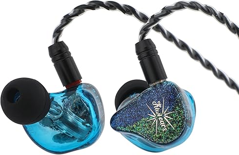 LINSOUL Kiwi Ears Forteza In-Ear Gaming Kopfhörer mit 1BA + 2DD Hybrid-Treibern und abnehmbarem Kabel, ideal für Gamer und Musiker, die vollen Klang suchen