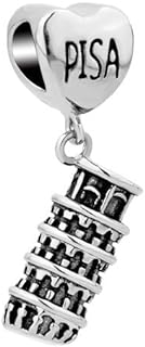 CaJoYo USA/Canada/Paris/Dubai/Florida Charm Bead for Bracelet & Necklace