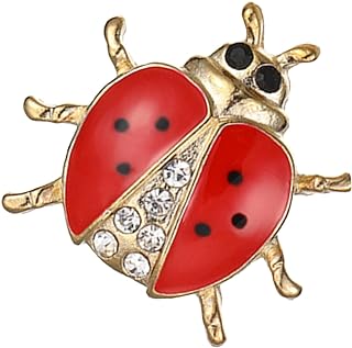 Holibanna Vintage Ladybug Brooch Alloy Pin - Ideal for Hats, Rucksacks & Vintage Clothing - Lightweight, Durable and Stylish