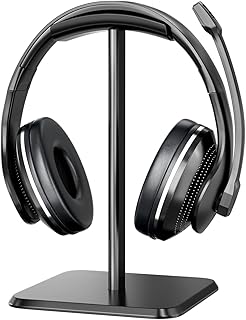 Newaner Gaming-Headset Weiß mit 24cm Höhe und TPU-Silikonpolster, Rutschfester Halter für Universal-Kopfhörer, Ideal für Gamer und Desktop-Nutzer, Stabil und Platzsparend