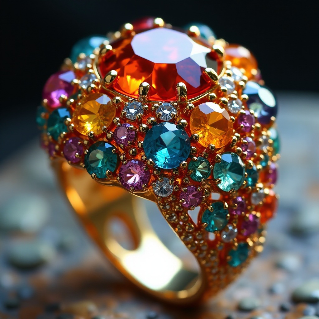 Der elegante Ratgeber für Ringe mit vielen Steinen