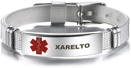 Stylish Sport Id Mens Medical Alert Mesh Wristband Adjustable Best Medical Alert Bracelets for Women Teens