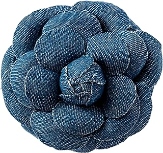 Misasha Fashion Jewelry Designer Inspired Camellia Flower Peony Rose Statement Large Blouse Brooch Pin for Women