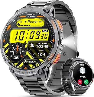 【2025最新デザイン】人気の日本製スマートウォッチ、1.85インチ大画面と730mAhバッテリー、軍用規格やIP68防水でメンズに最適