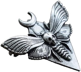 SanLan Death's Head Hawkmoth Moth Brooch Death's-Head Hawkmoth Gothic Halloween brooches Jewelry