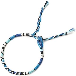 Bracelet d'Amitié Brésilien Artisanal en Coton Tressé, Taille Ajustable, Porte-bonheur, Pour Hommes et Femmes, Idéal pour Festivals et Voyages