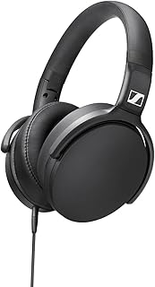 Sennheiser HD 400S Over-Ear-Kopfhörer mit Smart Remote und integriertem Mikrofon, Schwarz, Einheitsgröße, für unterwegs und Anruf- sowie Musiksteuerung